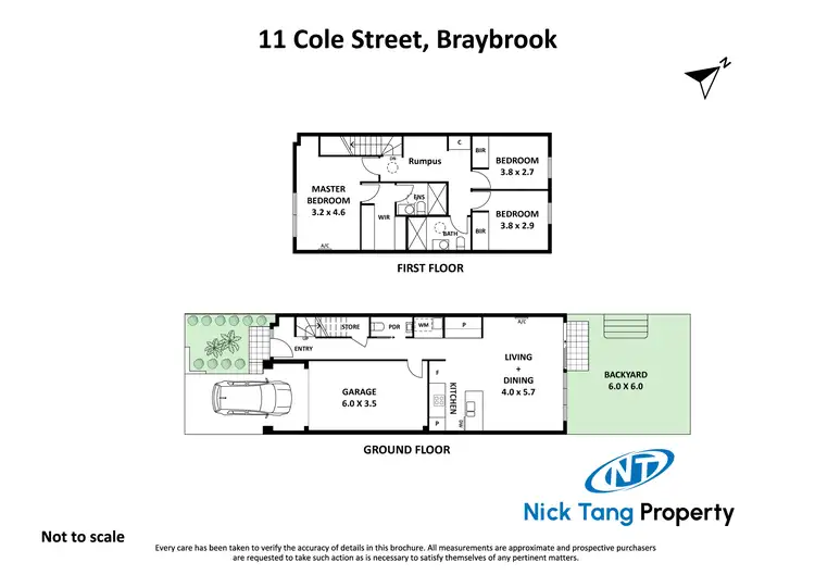 Floorplan of Homely house listing, 11 Cole Street, Braybrook VIC 3019