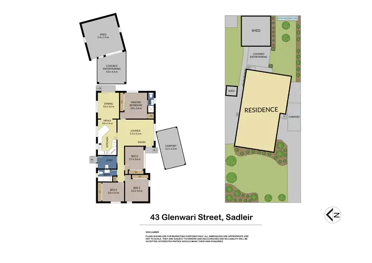 Floorplan of Homely house listing, 43 Glenwari Street, Sadleir NSW 2168
