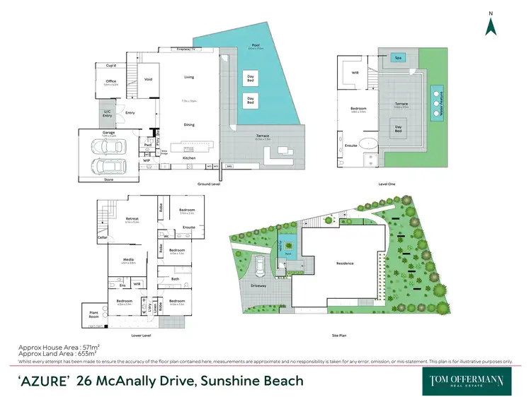 Floorplan of Homely house listing, 26 Mcanally Drive, Sunshine Beach QLD 4567