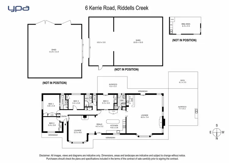 Floorplan of Homely house listing, 6 Kerrie Road, Riddells Creek VIC 3431