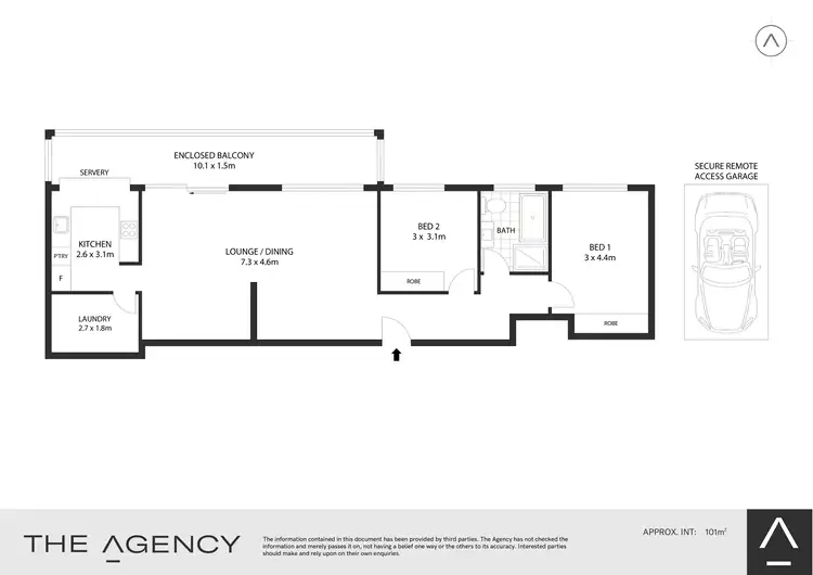 Floorplan of Homely apartment listing, 11/114 Grafton Street, Coffs Harbour NSW 2450