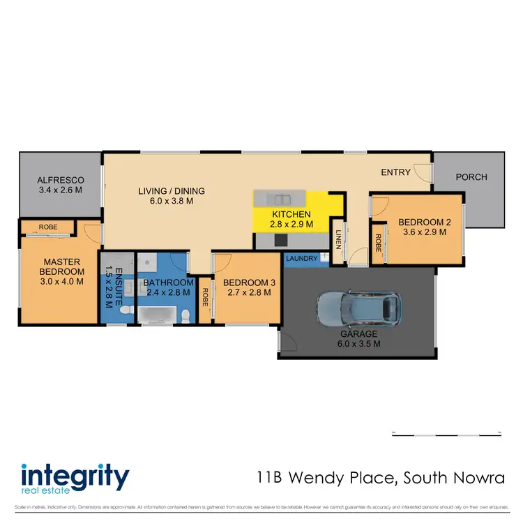 Floorplan of Homely house listing, 11B Wendy Place, South Nowra NSW 2541