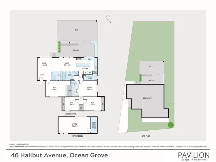 Floorplan of Homely house listing, 46 Halibut Avenue, Ocean Grove VIC 3226