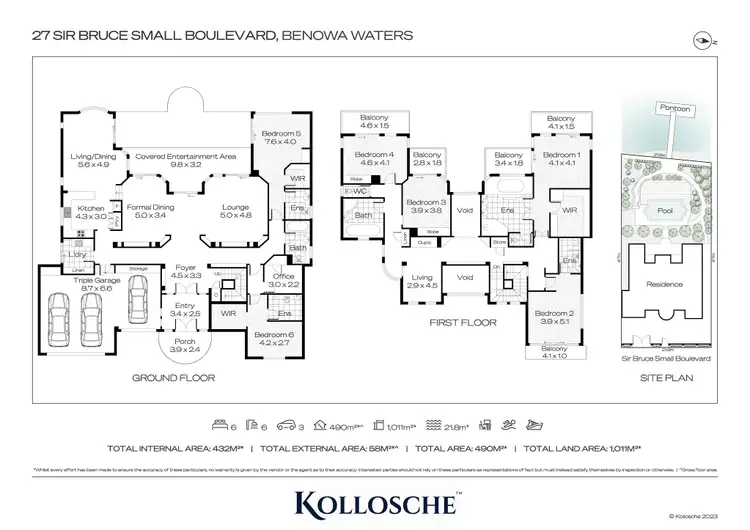 Floorplan of Homely house listing, 27 Sir Bruce Small Boulevard, Benowa Waters QLD 4217