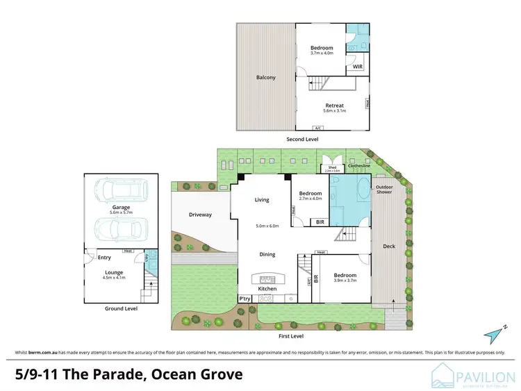Floorplan of Homely house listing, 5/9-11 The Parade, Ocean Grove VIC 3226