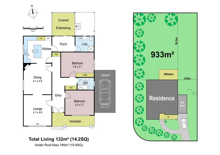 Floorplan of Homely house listing, 1 Alford Street, Warragul VIC 3820