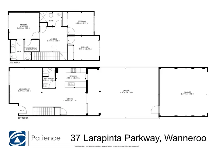 Floorplan of Homely house listing, 37 Larapinta Parkway, Wanneroo WA 6065