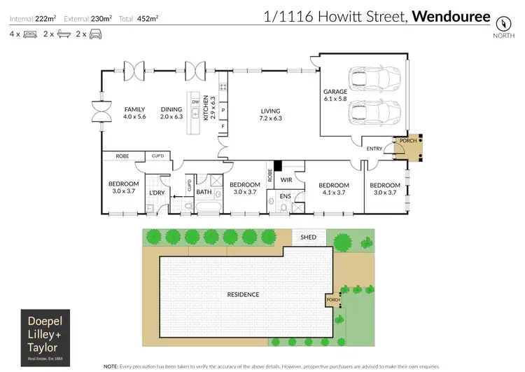 Floorplan of Homely house listing, 1/1116 Howitt Street, Wendouree VIC 3355