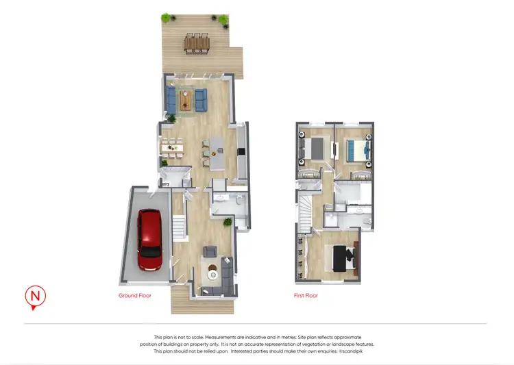 Floorplan of Homely townhouse listing, 56A Noorong Avenue, Bundoora VIC 3083