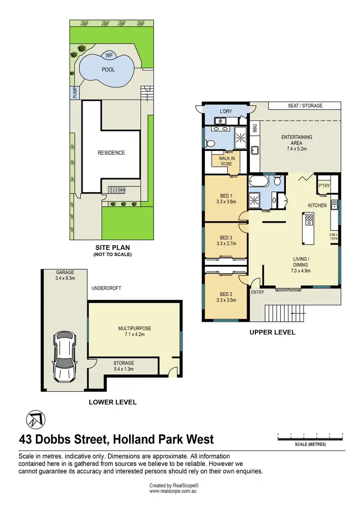 Floorplan of Homely house listing, 43 Dobbs Street, Holland Park West QLD 4121