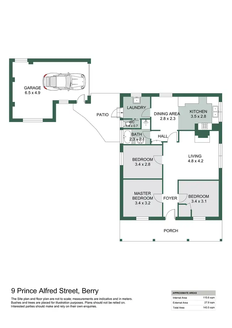 Floorplan of Homely house listing, 9 Prince Alfred Street, Berry NSW 2535