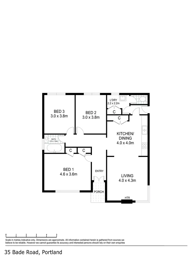 Floorplan of Homely house listing, 35 Bade Avenue, Portland VIC 3305
