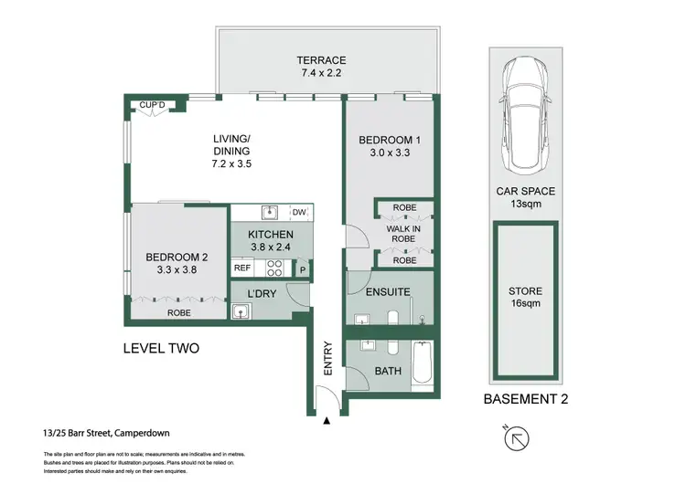 Floorplan of Homely apartment listing, 13/25 Barr Street, Camperdown NSW 2050