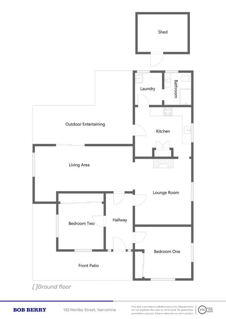 Floorplan of Homely house listing, 132 Merilba Street, Narromine NSW 2821