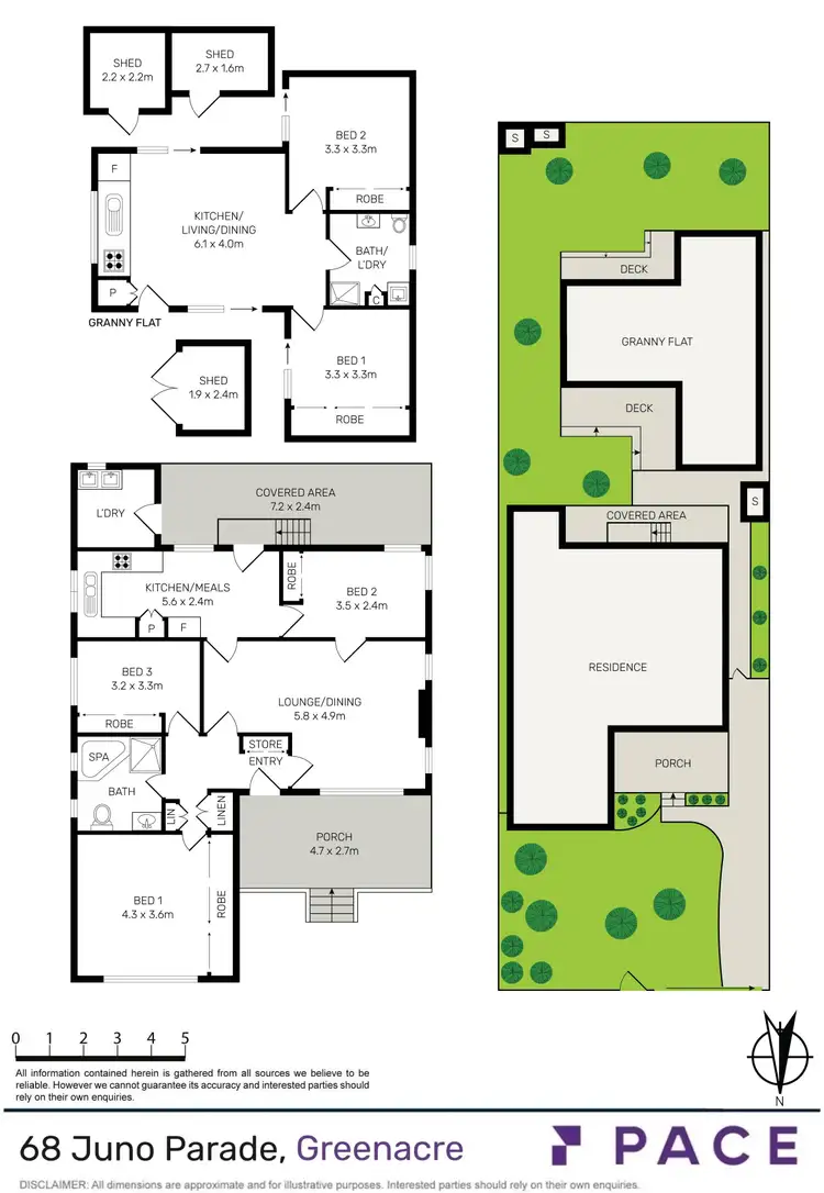 Floorplan of Homely house listing, 68 Juno Parade, Greenacre NSW 2190