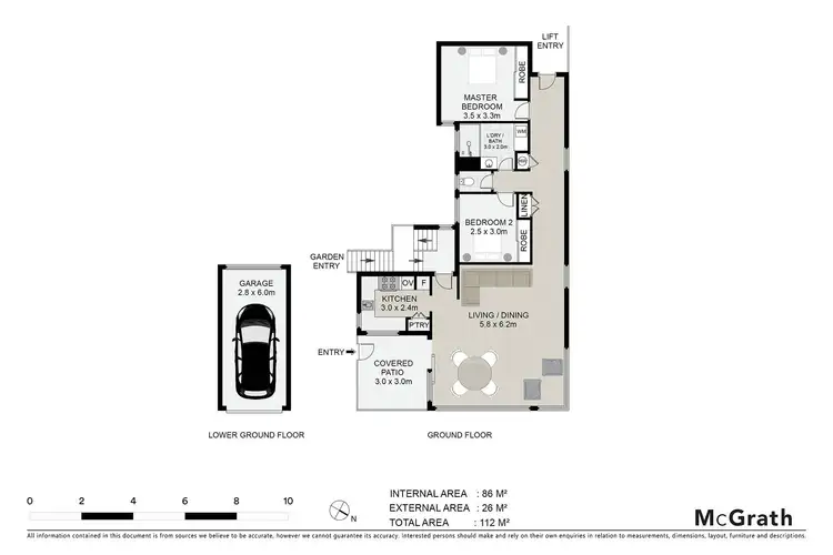 Floorplan of Homely unit listing, 8/268 Alexandra Parade, Alexandra Headland QLD 4572