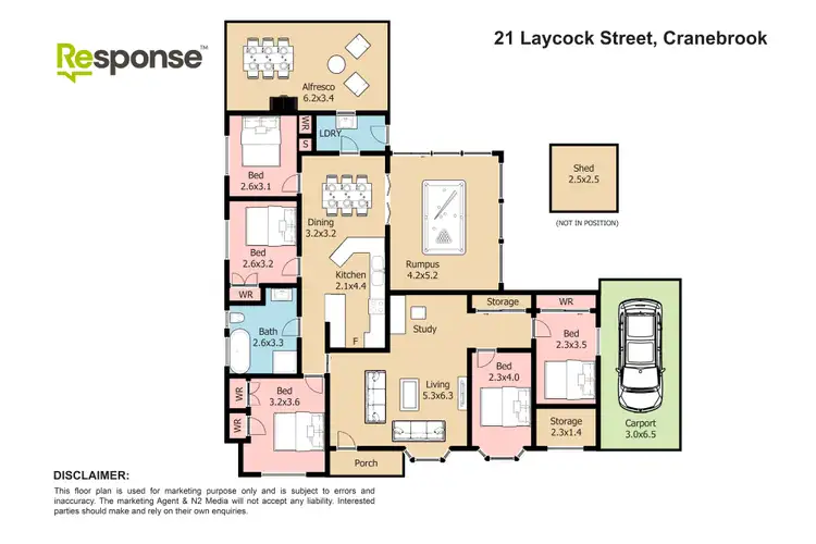 Floorplan of Homely house listing, 21 Laycock Street, Cranebrook NSW 2749