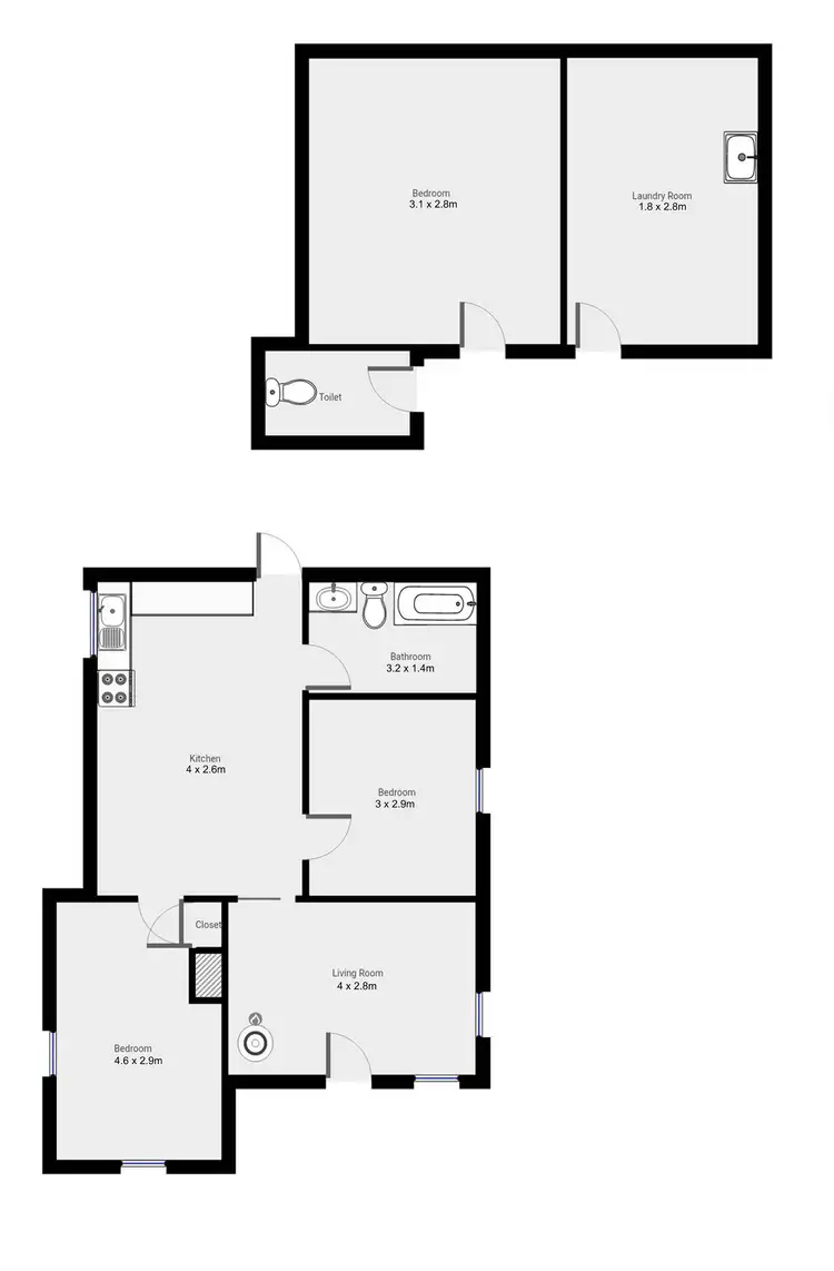 Floorplan of Homely house listing, 148 Edgar Street, Portland VIC 3305