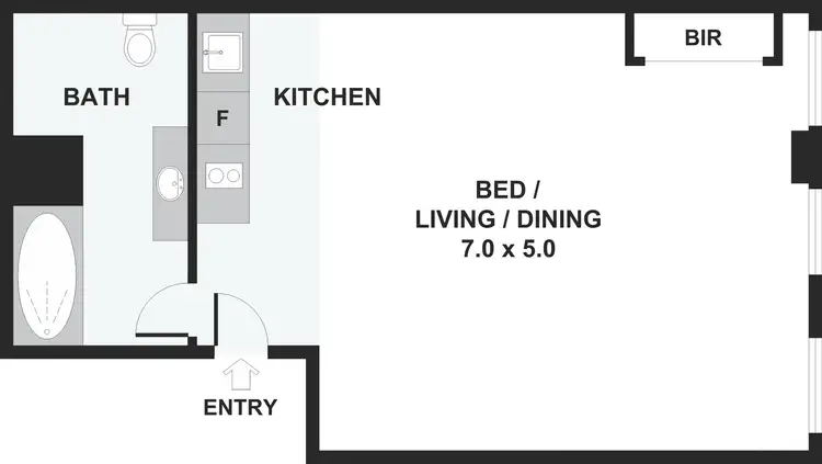 Floorplan of Homely apartment listing, 913/60 Market Street, Melbourne VIC 3000