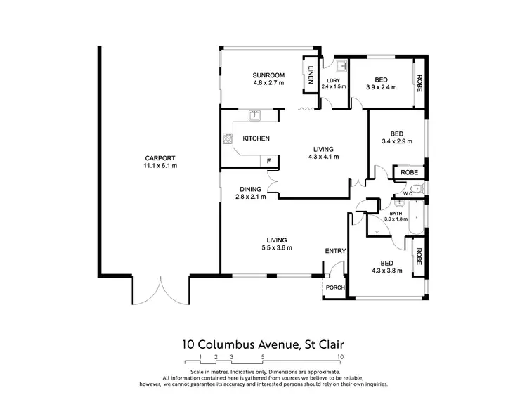 Floorplan of Homely house listing, 10 Columbus Avenue, St Clair NSW 2759