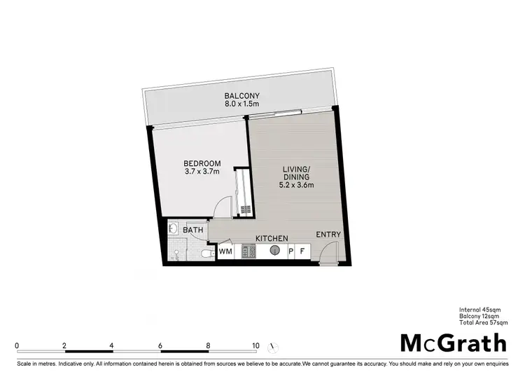 Floorplan of Homely apartment listing, 1104/50 Haig Street, Southbank VIC 3006