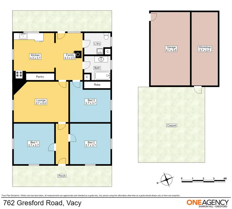 Floorplan of Homely house listing, 762 Gresford Road, Vacy NSW 2421