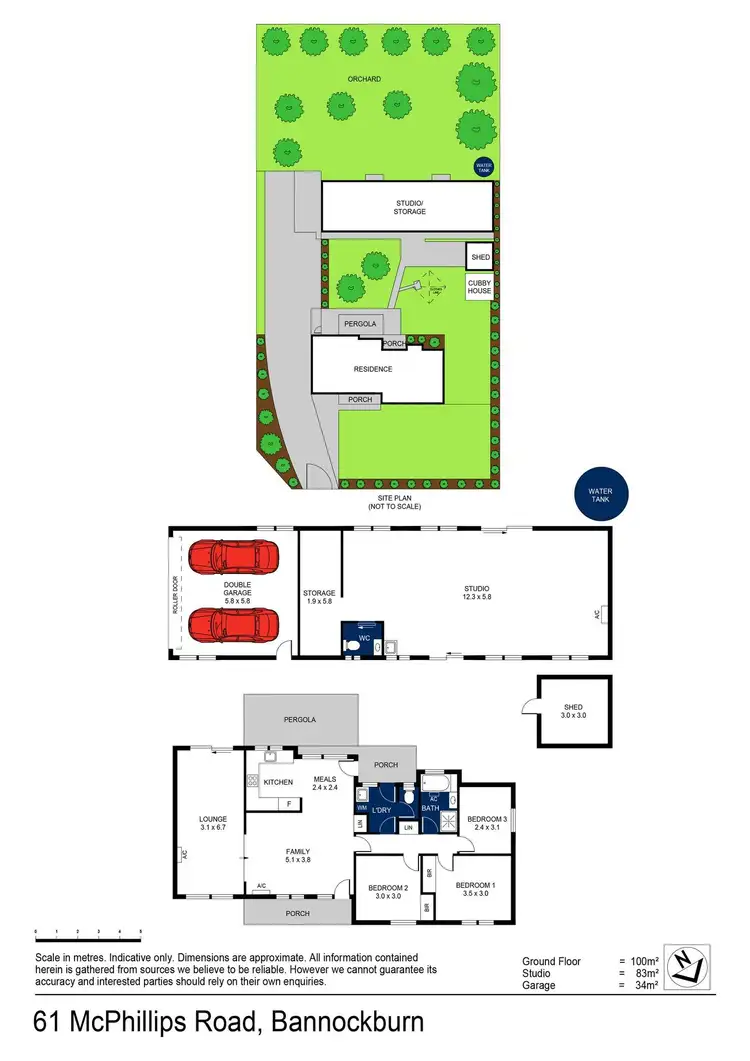 Floorplan of Homely house listing, 61 McPhillips Road, Bannockburn VIC 3331