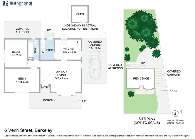 Floorplan of Homely house listing, 6 Venn Street, Berkeley NSW 2506