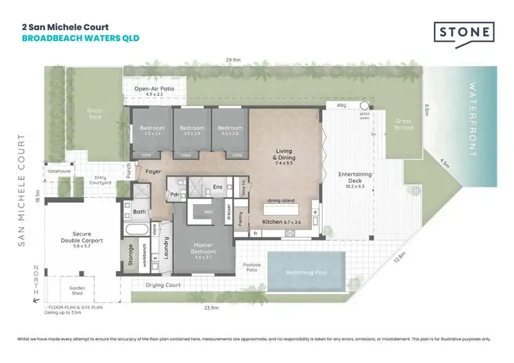 Floorplan of Homely house listing, 2 San Michele Court, Broadbeach Waters QLD 4218