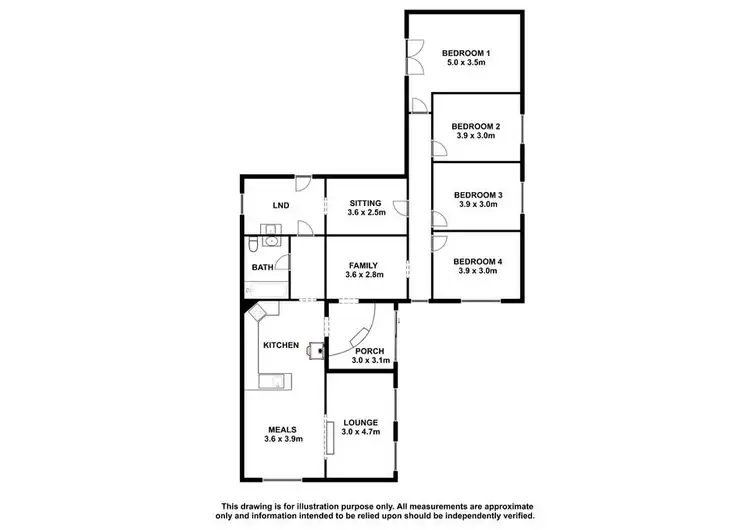 Floorplan of Homely house listing, 17 Field Avenue, Naracoorte SA 5271