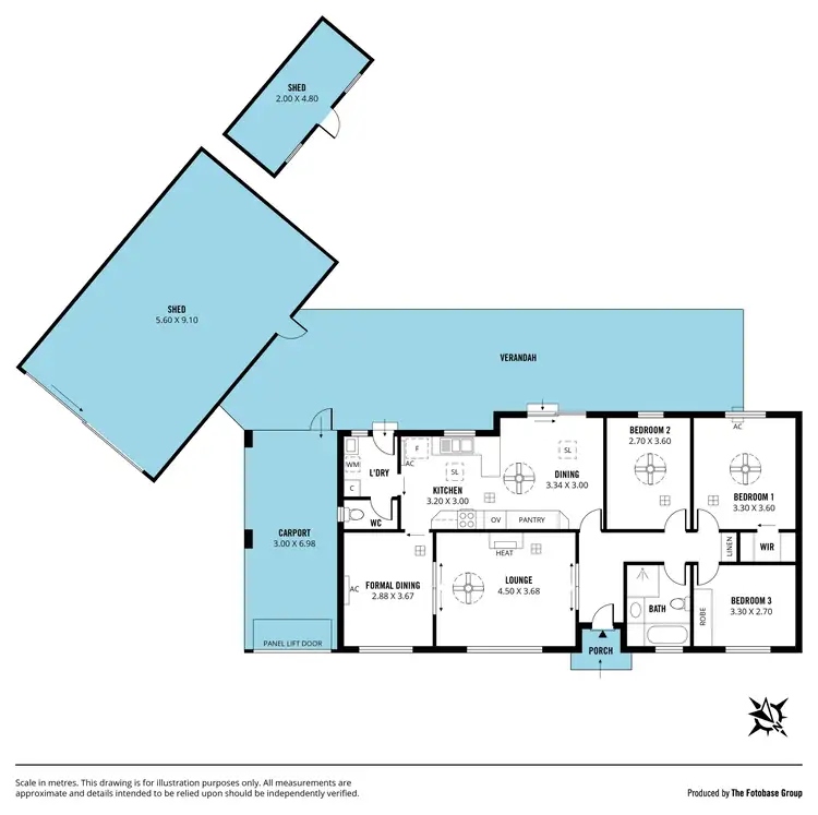 Floorplan of Homely house listing, 34 Ipari Terrace, Morphett Vale SA 5162