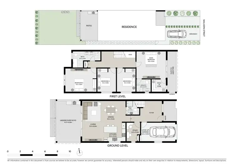Floorplan of Homely semi-detached listing, 68A Malvern Street, Panania NSW 2213
