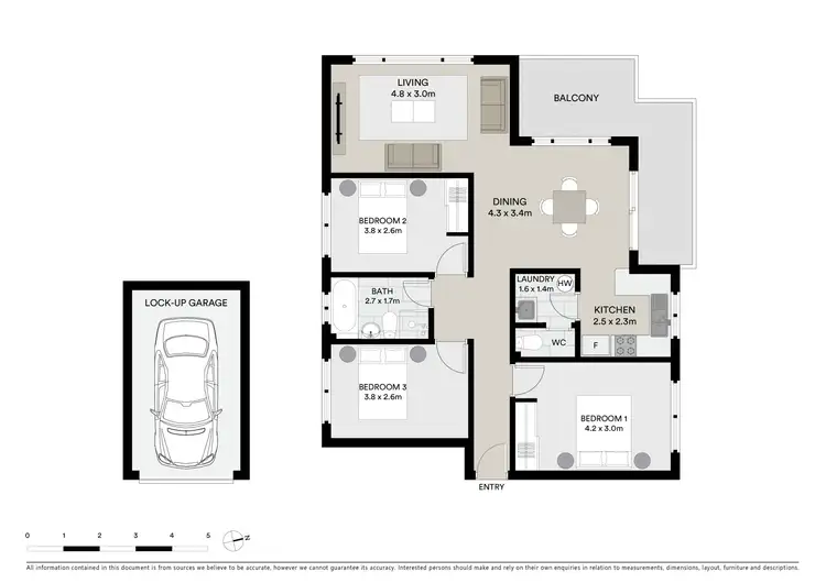 Floorplan of Homely apartment listing, 5/2-4 Hegerty Street, Rockdale NSW 2216