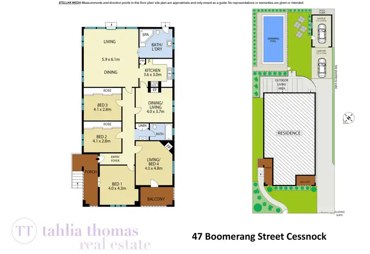 Floorplan of Homely house listing, 47 Boomerang Street, Cessnock NSW 2325
