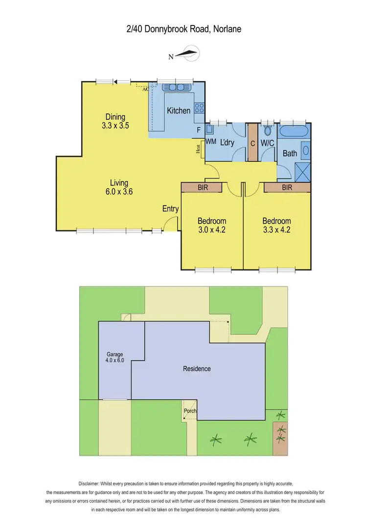 Floorplan of Homely house listing, 2/40 Donnybrook Road, Norlane VIC 3214