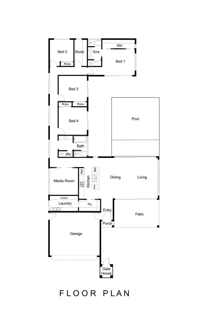 Floorplan of Homely house listing, 4 Badine Street, Caravonica QLD 4878