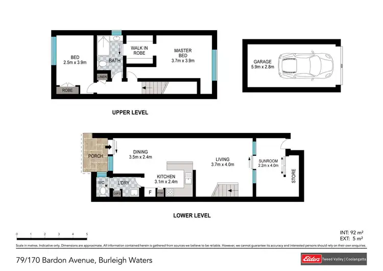 Floorplan of Homely townhouse listing, 79/170 Bardon Avenue, Burleigh Waters QLD 4220