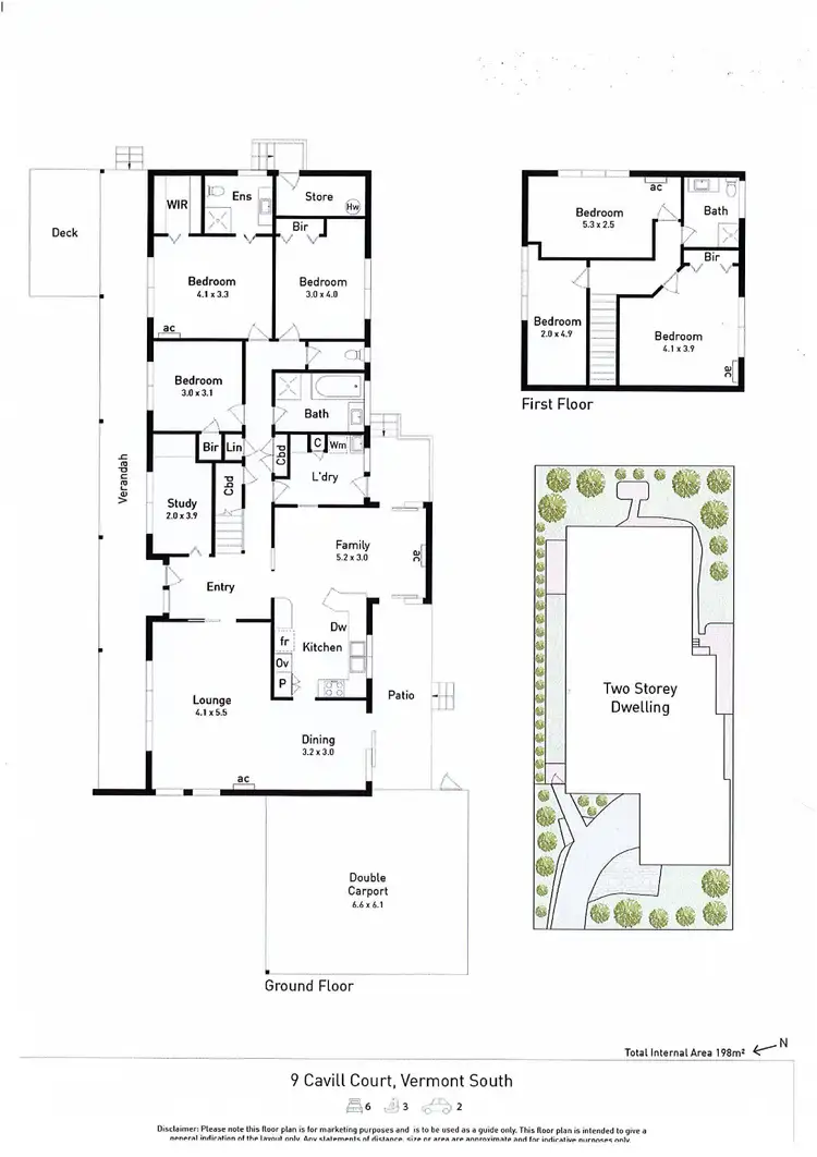 Floorplan of Homely house listing, 9 Cavill Court, Vermont South VIC 3133