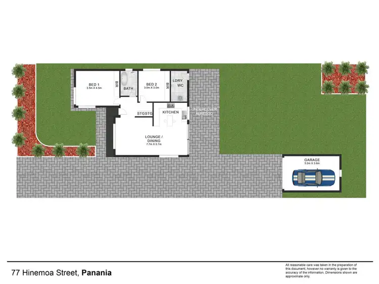 Floorplan of Homely house listing, 77 Hinemoa Street, Panania NSW 2213
