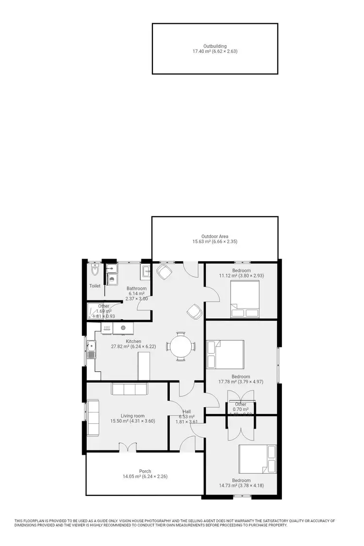 Floorplan of Homely rural property listing, 112 Ginquam Avenue, Irymple VIC 3498
