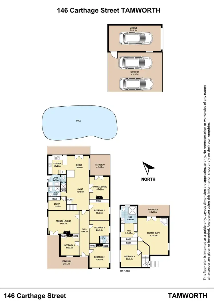 Floorplan of Homely house listing, 146 Carthage Street, Tamworth NSW 2340