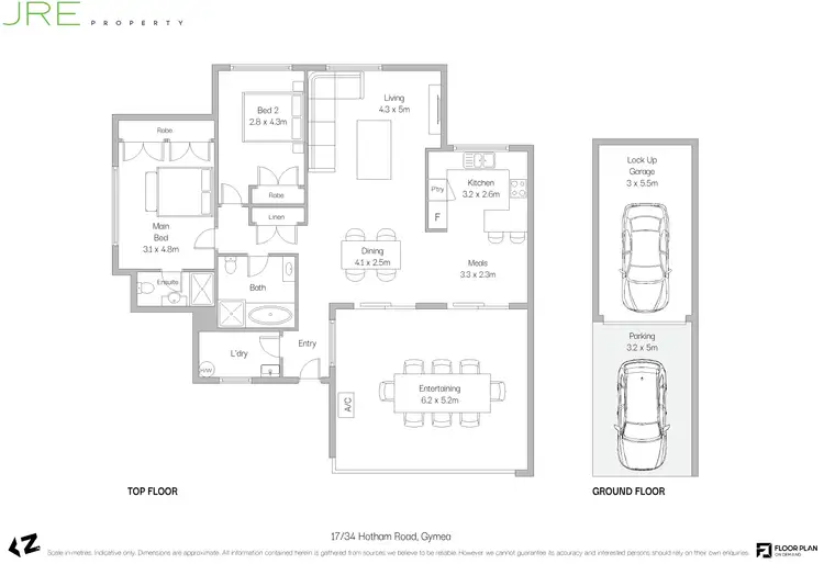 Floorplan of Homely unit listing, 17/34 Hotham Road, Gymea NSW 2227