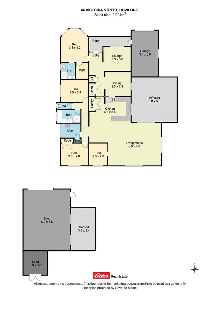 Floorplan of Homely house listing, 46 Victoria Street, Howlong NSW 2643