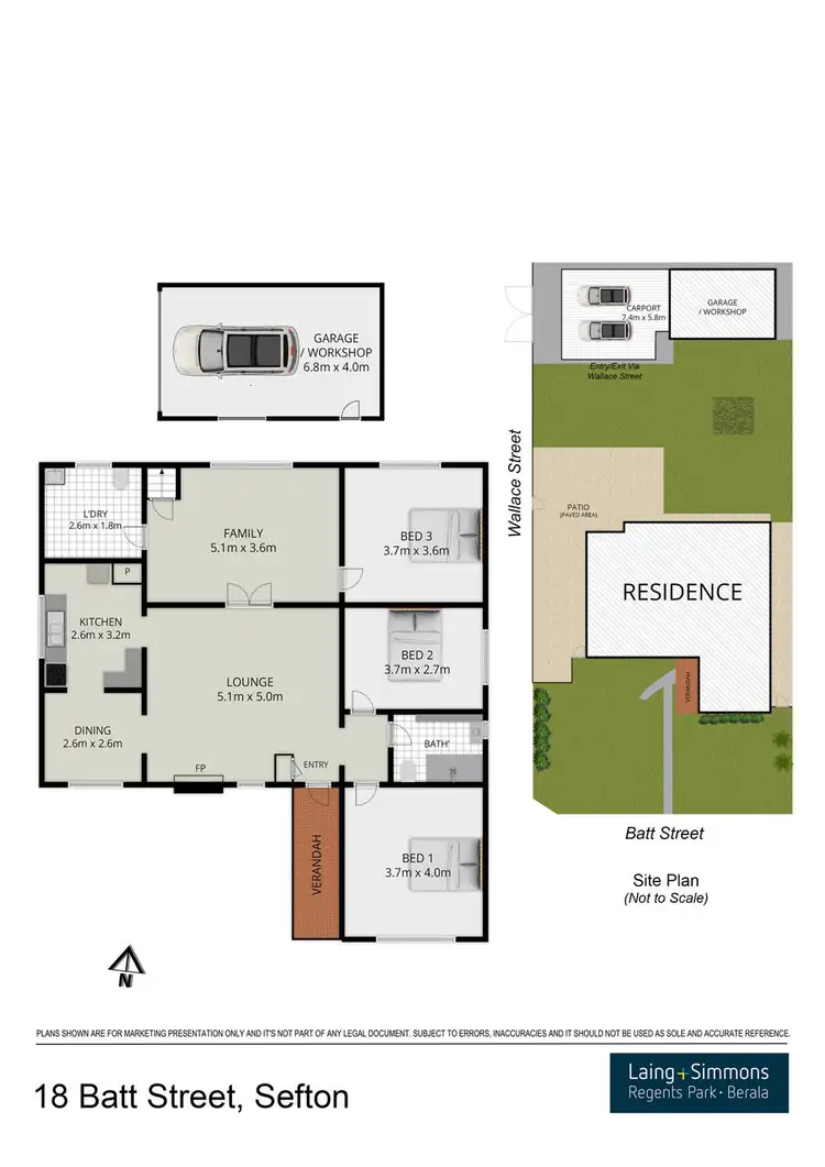 Floorplan of Homely house listing, 18 Batt Street, Sefton NSW 2162