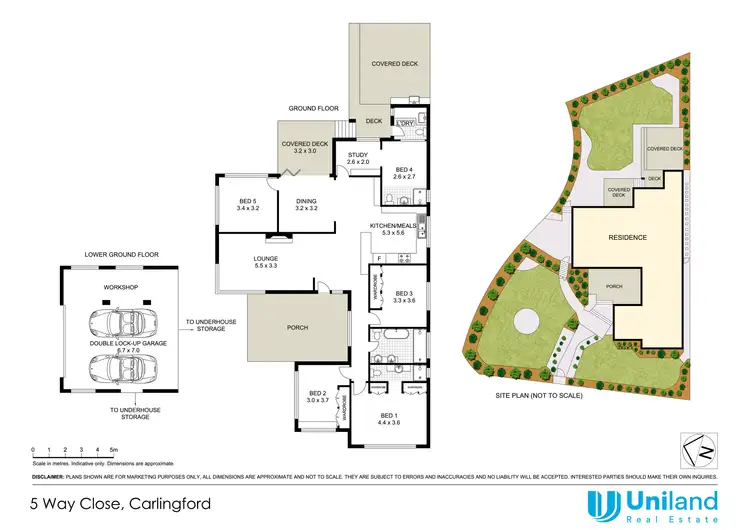 Floorplan of Homely house listing, 5 Way Close, Carlingford NSW 2118