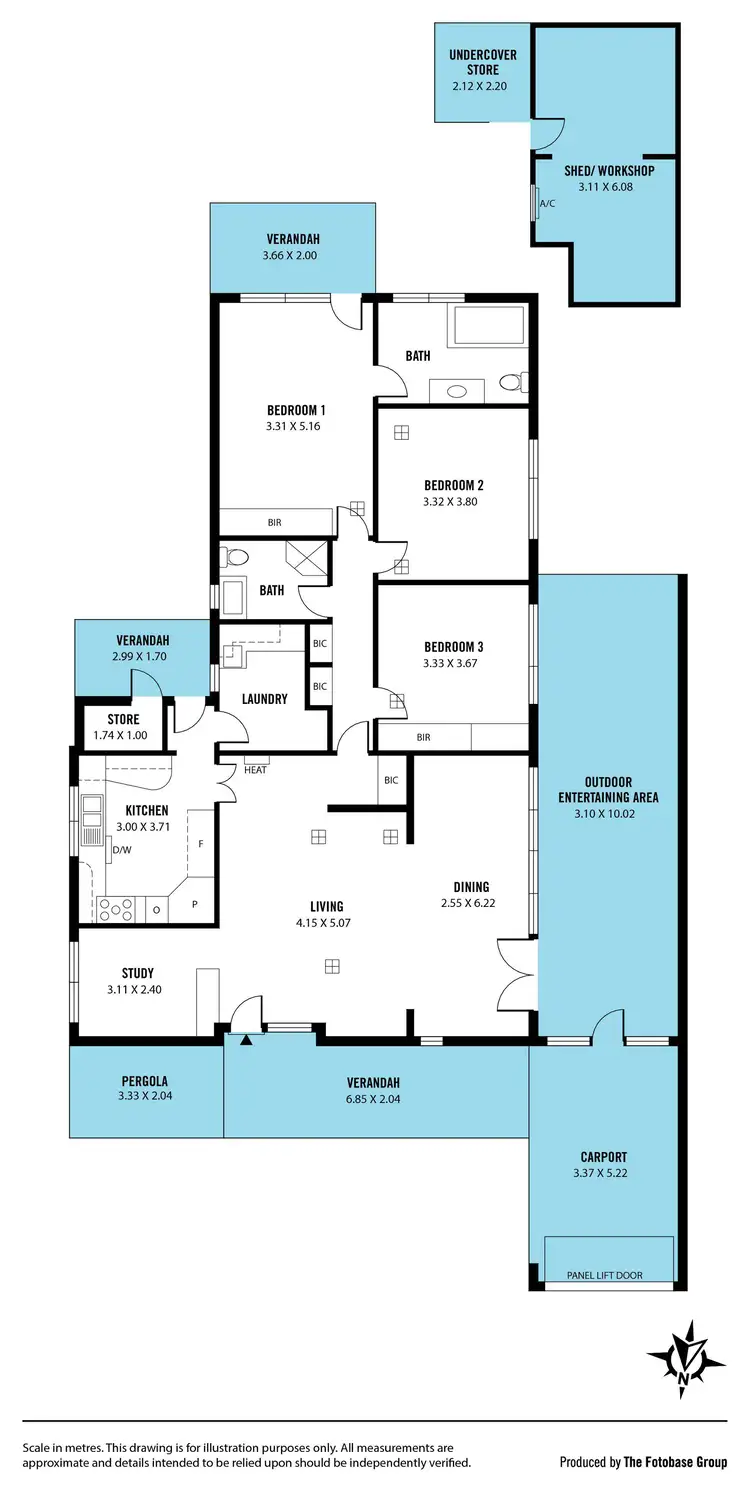 Floorplan of Homely house listing, 5 North Terrace, Highgate SA 5063