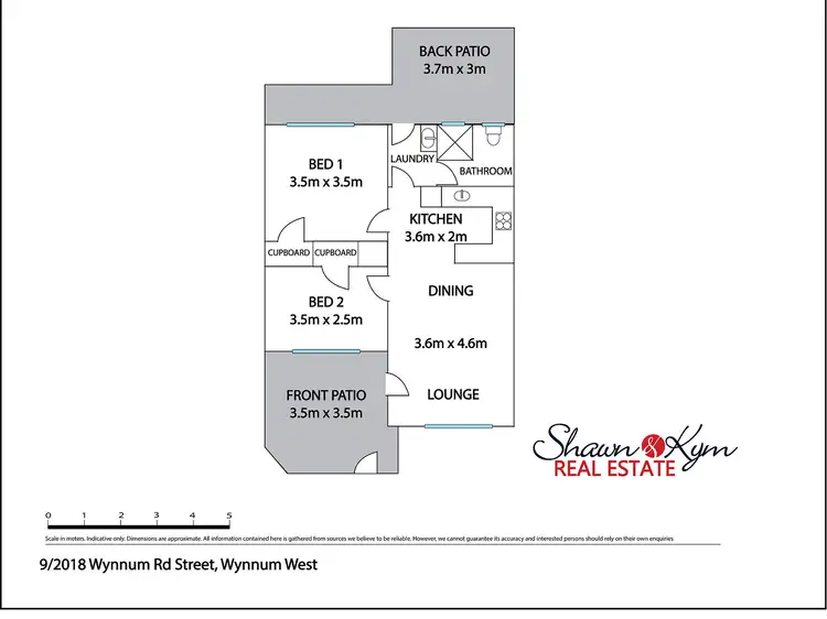 Floorplan of Homely villa listing, 9/2018 Wynnum Road, Wynnum West QLD 4178