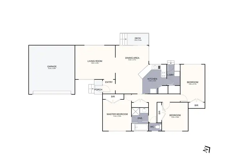 Floorplan of Homely unit listing, 3/25 Karingal Street, Croydon North VIC 3136