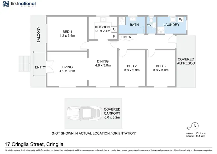 Floorplan of Homely house listing, 17 Cringila Street, Cringila NSW 2502