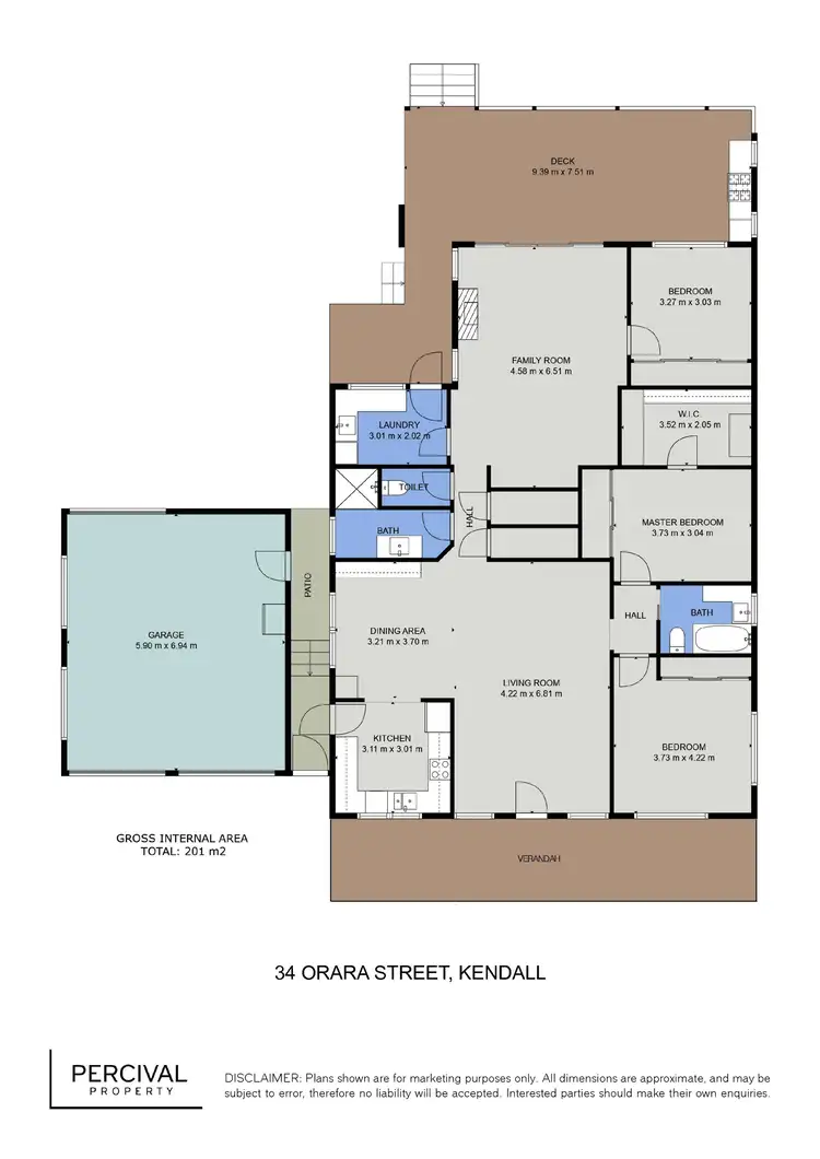 Floorplan of Homely house listing, 34 Orara Street, Kendall NSW 2439